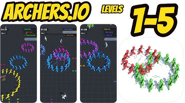 Archers.io Game Won All Levels 1-5 Gameplay Walkthrough (Android-iOS)