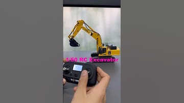 Yi Gong 520 RC Excavator Unboxing & Demo | 1:50 Scale Alloy Track Model