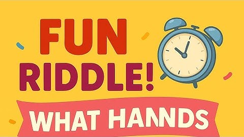 😂 Funny Riddle for Kids – What Has Hands but Can’t Clap? | Little Buddies Universe