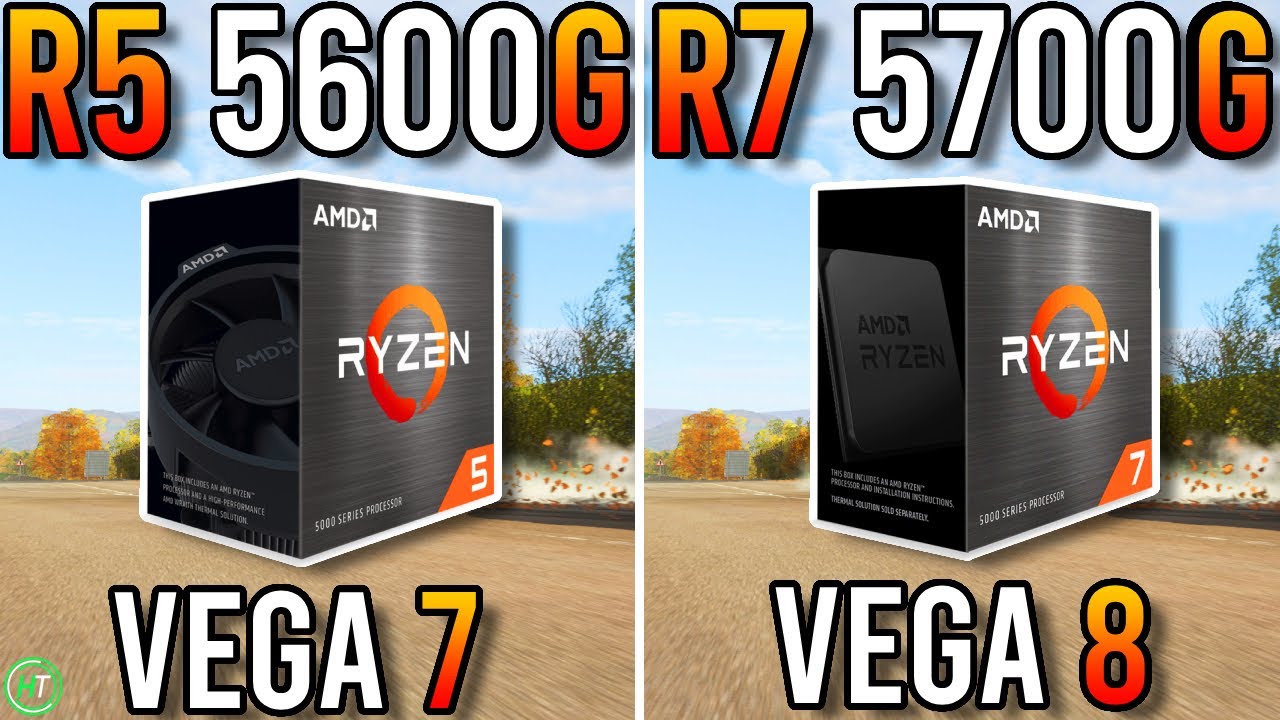 AMD Ryzen 5 5600G 本体 Ryzen 5 5600G vs Ryzen 7 5700G - RX Vega 7 vs RX Vega 8