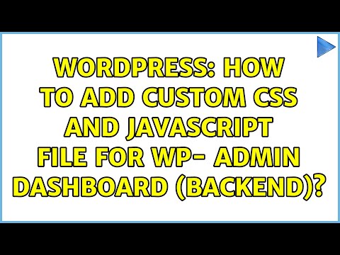 Wordpress: How to