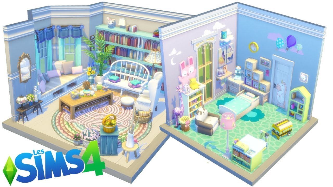 Sims 4 Dollhouse Challenge Speed Build Fr Youtube