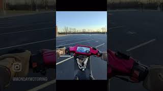 Day 3: 49cc scooter wheelie practice.  #bikelife #stunt #wheelie #prebug #zuma