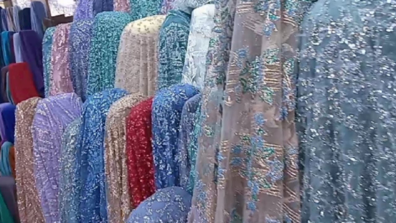 اشيك وارخص😍مكان ممكن تشتري منه قماش السواريه ٢٠٢٢💥خطوبة،زفاف،مناسبات،سهرة..💥 