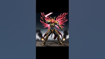 【第一機】神機甲侍(闇)、敵を蹴散らす。 | Divine Mecha Samurai Destroys the Enemy ⚙️⚔️【AI Short】