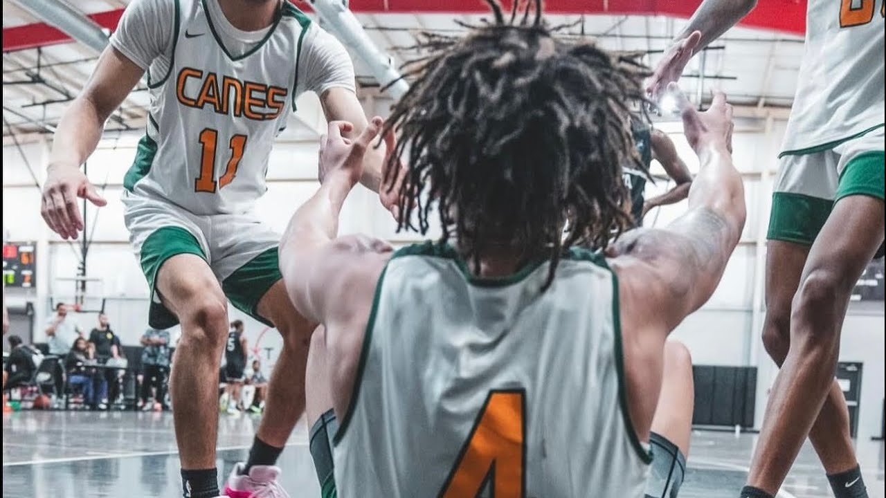 Devin Bowers, unsigned class of 24, PG GA Canes vs AE5 #DevinBowers # ...