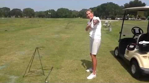 Golf tip for "RUNNING OUT OF RIGHT ARM"