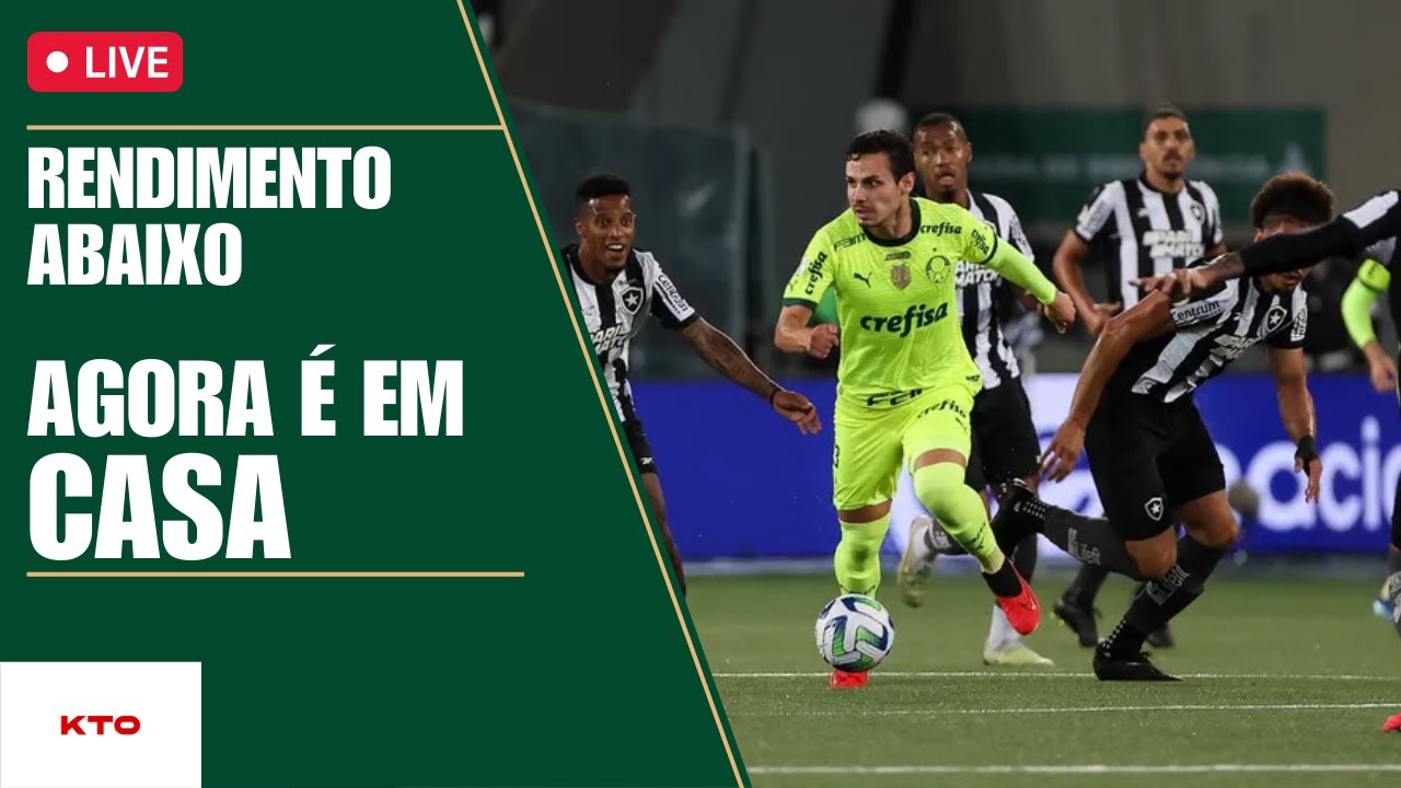 PALMEIRAS PERDE PARA O BOTAFOGO E PRECISA DE MAIS UMA VIRADA EM CASA ...