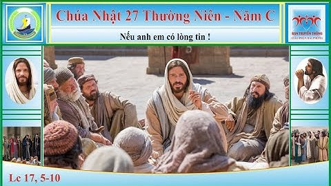 LỜI CHÚA NGÀY 2 - 10 CHÚA NHẬT 27 THƯỜNG NIÊN - PM.CAO HUY HOÀNG, ĐỨC TRỌNG