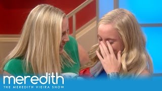 Puppy Surprise For A Young Volunteer! | The Meredith Vieira Show