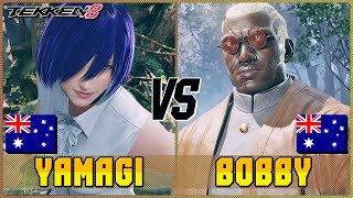 Tekken 8 🔥 Yamagi (REINA) vs Bobby (RAVEN) 🔥 T8 Player Match 🔥