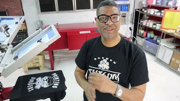 SCREEN PRINTING HACKS | HOW TO GET A CLEAN EVEN PRINT WHEN USING WHITE PLASTISOL INK.
