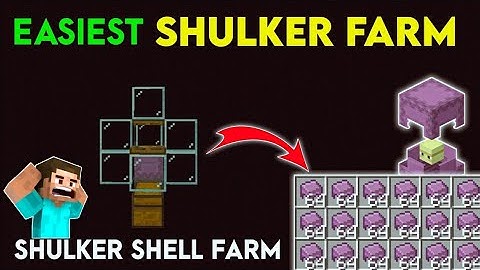 Easiest Shulker Farm In Minecraft Pe/Bedrock/Java 1.20