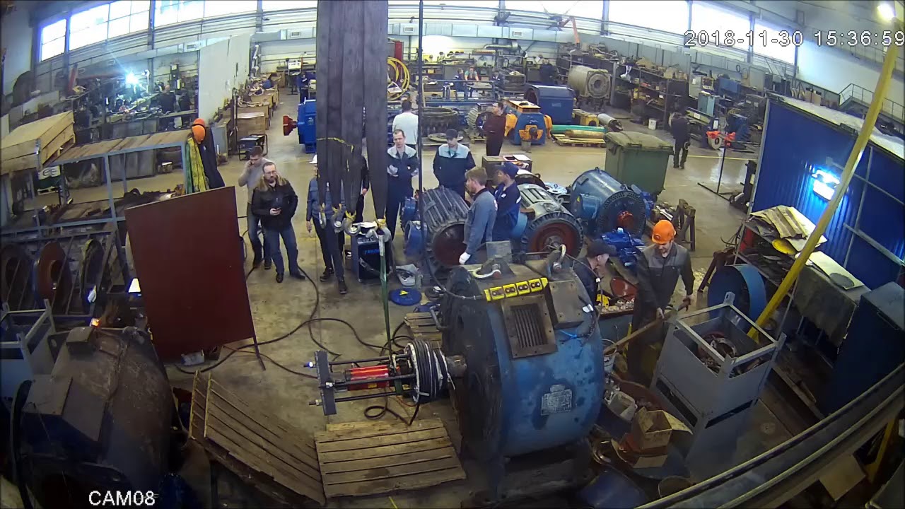 Нагрев полумуфты с конической посадкой