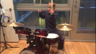 Drum beat for the punch line of a joke. Snare and cymbal hit. ⚒📦⏱