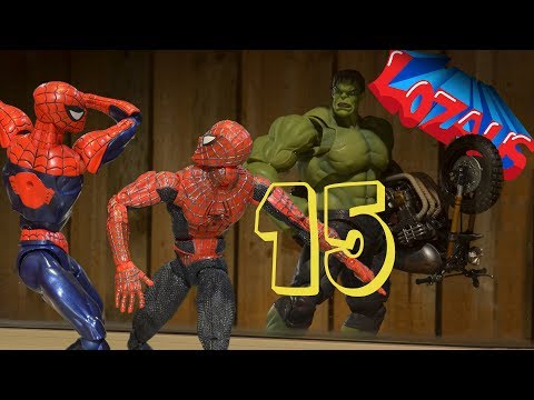 SPIDERMAN STOP MOTION Action Video Part 15 Homecoming