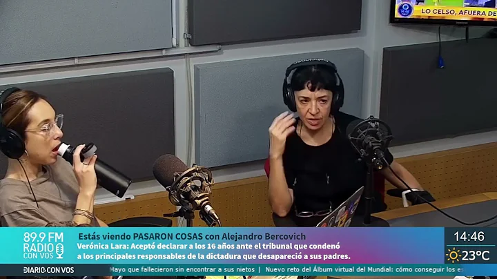 Vernica Lara, hija de desaparecidos que declar ant...