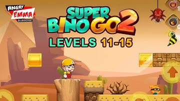 Super Bino Go 2 - Levels 11-15 [2K 60fps]