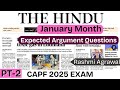 Expected Argument - Pt - 2 | Full Length Questn Paper for CAPF Paper II 2025 Exam - Join Telegram