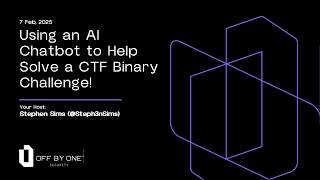 Using an AI Chatbot to Help Solve a CTF Binary Challenge!