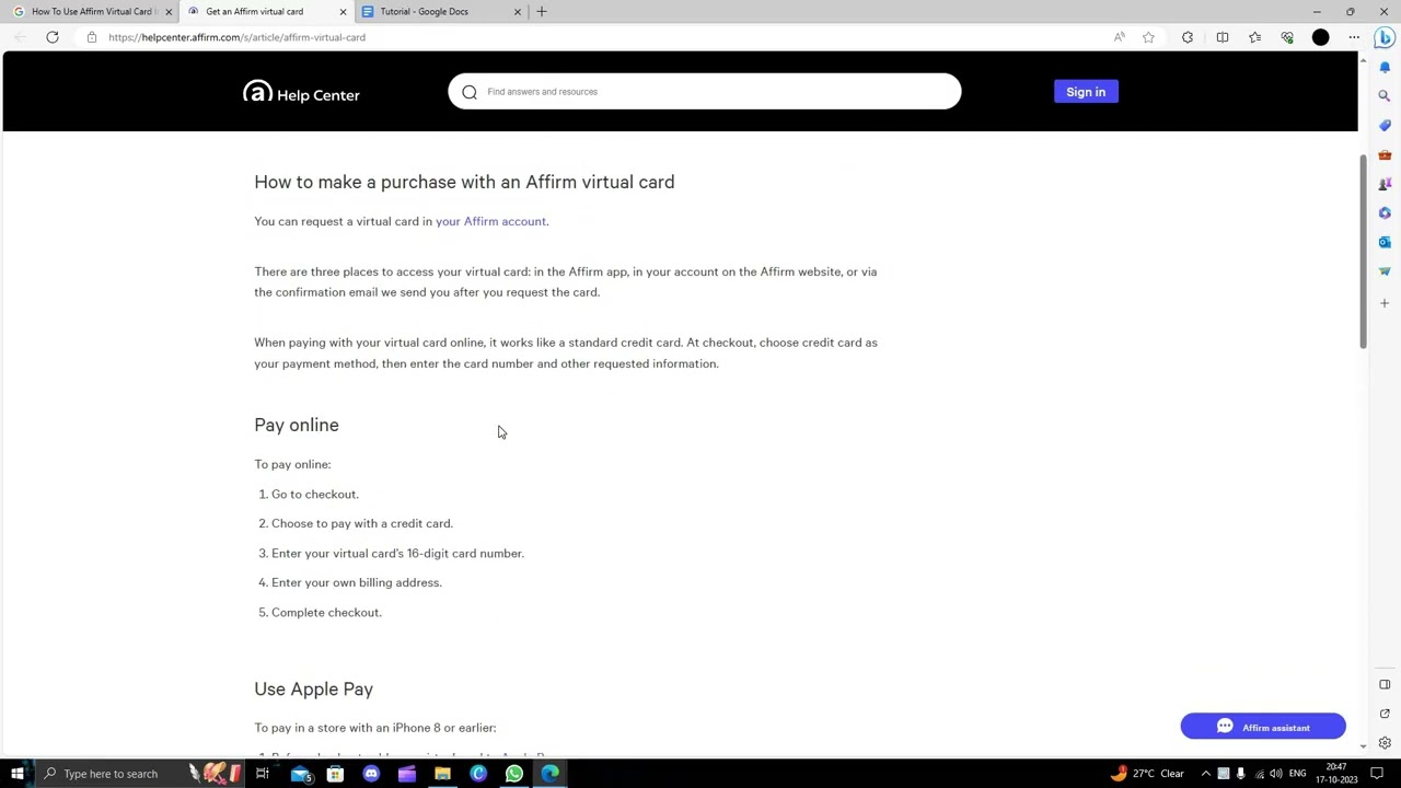 ✅ How To Use Affirm Virtual Card In-Store (Full Guide)