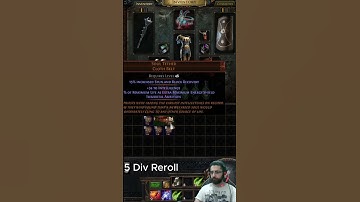 Poe 3.22 5 Divine orb rolling 😎😎 #POE #Headhunter #gameplay #Mageblood