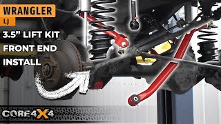LJ Build pt.3 - 3.5in Lift Kit Front Install - Core4x4 Content