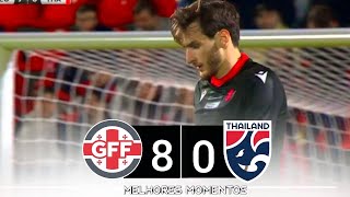 Georgia Vs Thailand 8-0 All Goals & Highlights International Friendly 🔥🤯