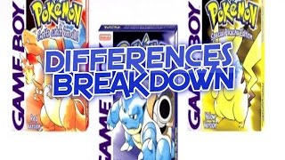 THE DIFFERENCES BETWEEN POKEMON RED BLUE AND YELLOW | WHICH ONE TO GET