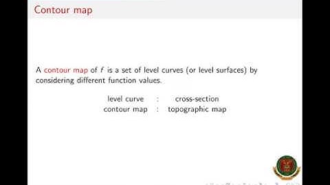 Math 28 - Y. Unit 3 - Level curves and contour map