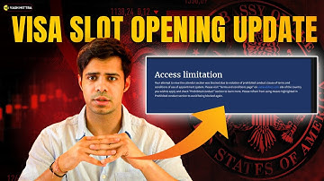 US Visa Accounts Banned - Extensions & Slot Updates (Student, Tourism, Work Visas)