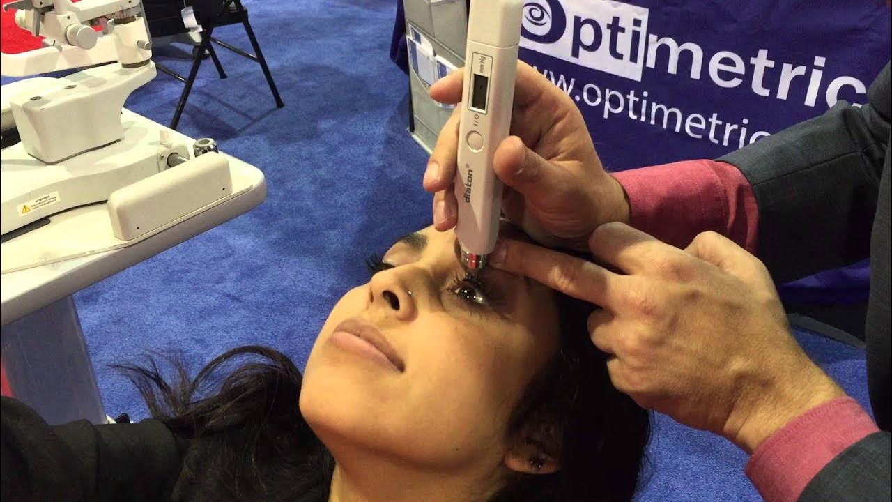 Watch Tonometry THROUGH Eyelid & Sclera with DIATON tonometer How to