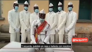 Los Africanos del Funeral Dancing dan mensaje para el mundo | \\