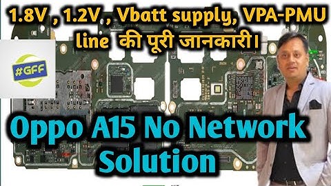 Oppo A15 Network Problem Solution|No Service Solution|Network jumper|Network ic solution|No network