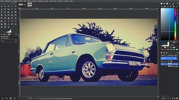 Gimp 2.10: Retro Vintage Effekt