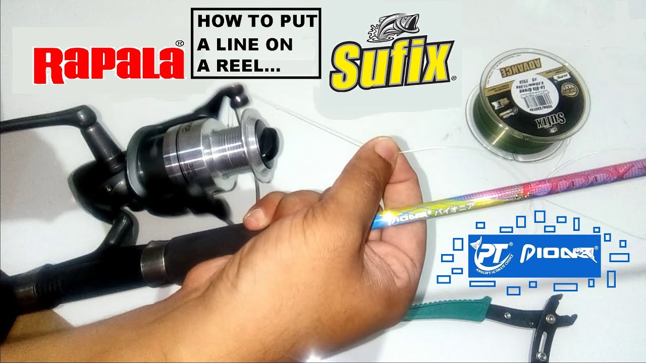 HOW TO SPOOL A SPINNING REEL  Sufix Advance (Monofilament