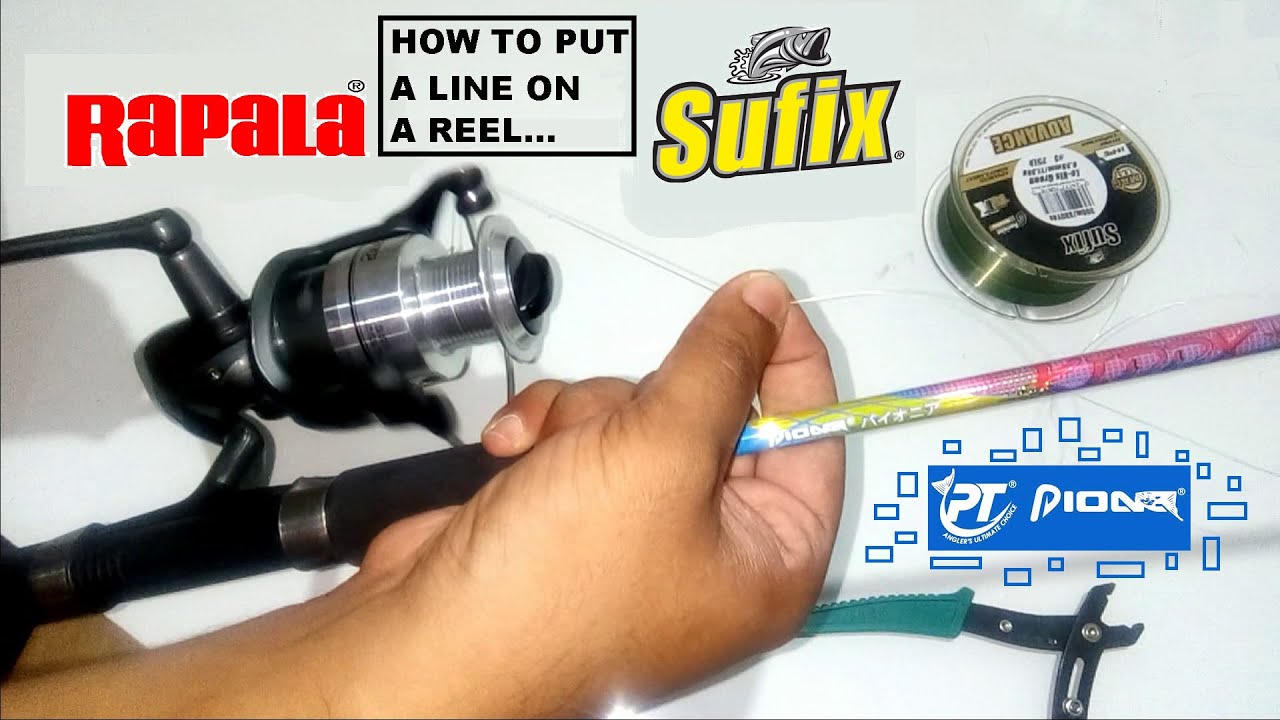 HOW TO SPOOL A SPINNING REEL Sufix Advance (Monofilament) Rapala