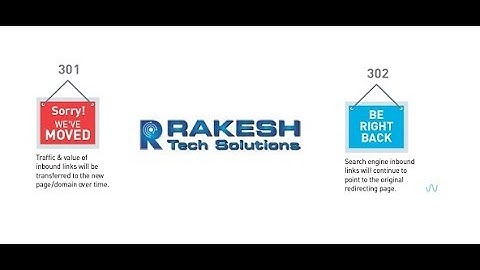 How to check 301 And 302 Redirect On Website Training Tutorials 2017 - Rakesh Tech Solutions