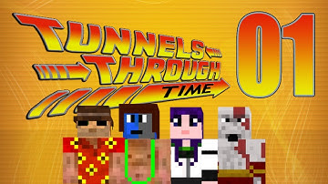 Minecraft: Tunnels Through Time Episode 1 with Tetrarina, LogyHD & Puddock3000