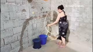 روتين مطرطق🪩 طريقة تنضيف الملابس باقل تكلوفة🤭
