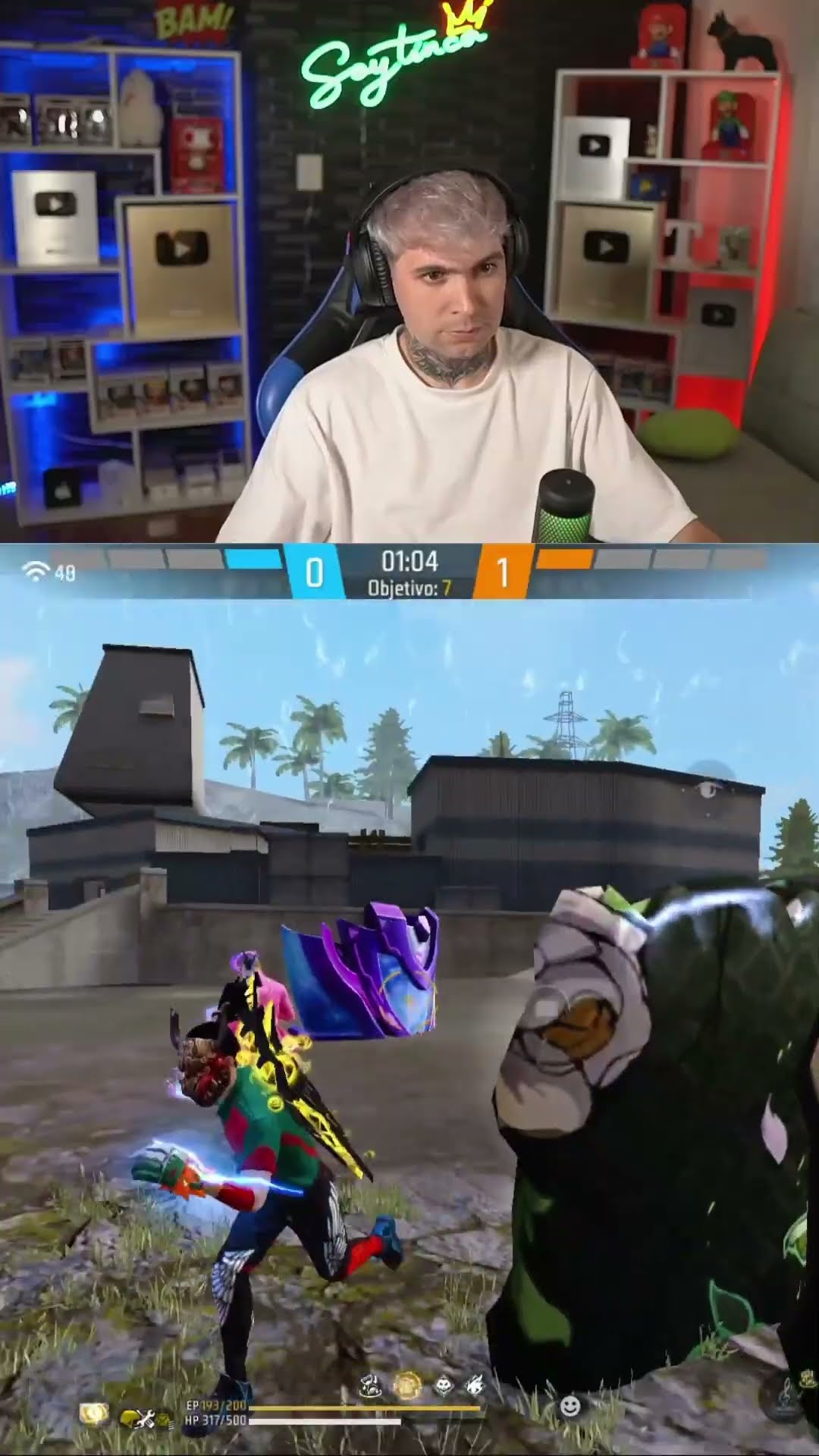 Le juego pvp a streamer,y me acusa de hacker☠️