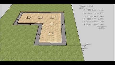 Strip Footing Volume