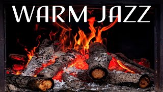 Relaxing Warm JAZZ - Cozy Fireplace & Smooth JAZZ Music For Calm - Chill Out Music