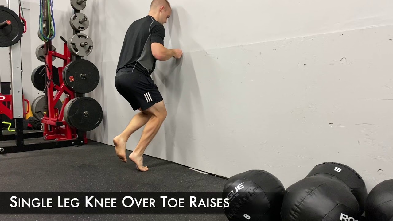 Single Leg Knee Over Toe Calf Raises YouTube