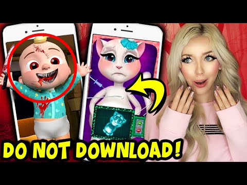 DO NOT DOWNLOAD These Cursed Baby App Games...(*BAD IDEA*)