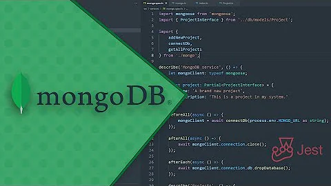 How to test MongoDB related functionality with Jest in TypeScript