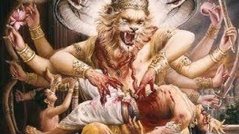 The Incarnation of Lord Narasimha Dev SB 1.3.18 - Gurumurthy prabhu