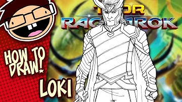 How to Draw LOKI (Thor: Ragnarok) | Narrated Easy Step-by-Step Tutorial