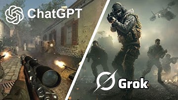 ChatGPT vs Grok Make Call of Duty From Scratch