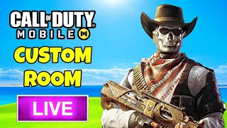 Call of Duty Mobile Custom Room Live | COD Mobile Private Match Battle Royale Gameplay